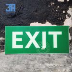 Biển exit dạ quang thoát hiểm chữ Exit