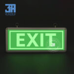 Đèn exit thoát hiểm dạ quang tự phát sáng - Mẫu 11