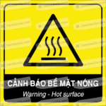Biển cảnh báo nguy hiểm bề mặt nóng