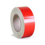 Băng keo phản quang trơn màu đỏ 3A-610R