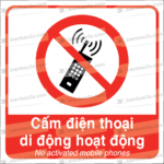 Biển báo cấm sử dụng điện thoại