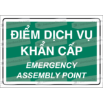 Biển báo điểm dịch vụ khẩn cấp