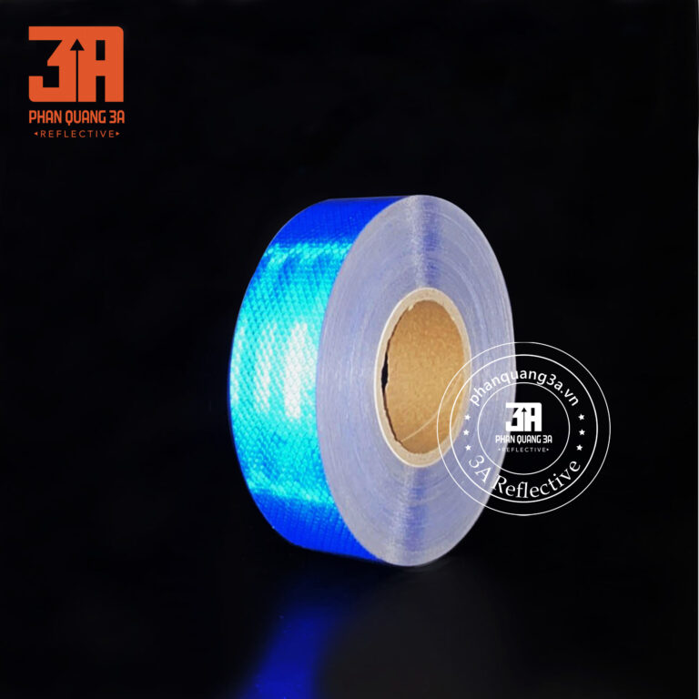 Băng keo phản quang kim cương xanh dương 3A-3400B - 3A Safety